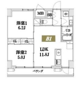 LAGURUS大宮（1203） 間取り図画像