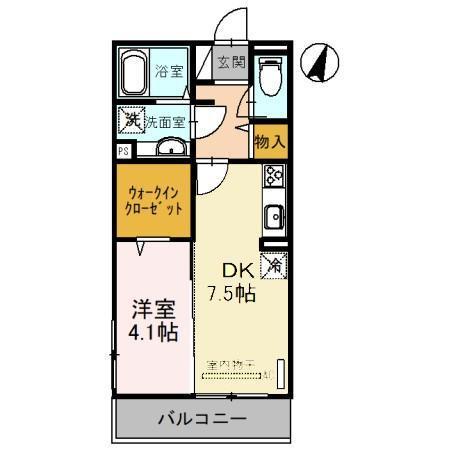 プロスパーⅦ（301） 間取り図画像