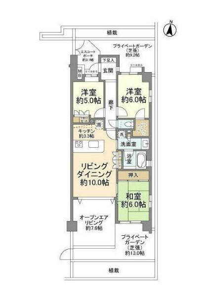  間取り図写真
