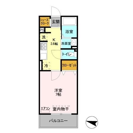 リヴィエール（202） 間取り図画像
