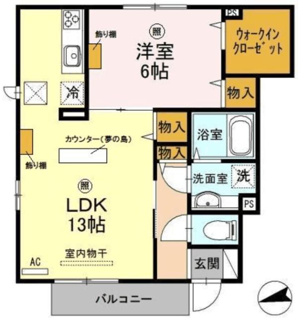 ポルタブローネ（101） 間取り図画像