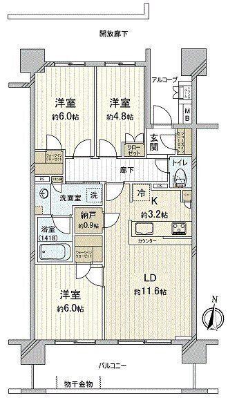  間取り図写真