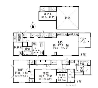  間取り図写真