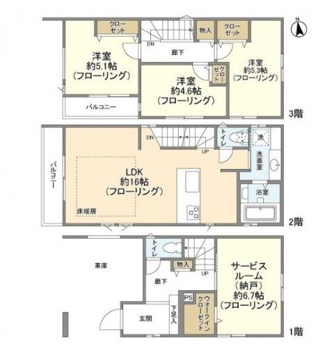  間取り図写真