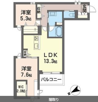  間取り図写真