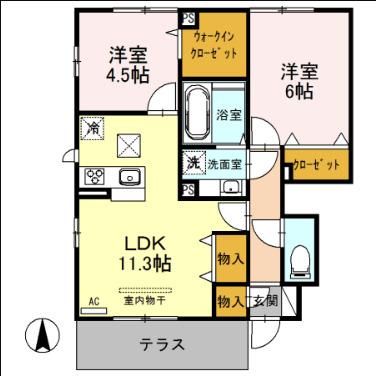  間取り図写真