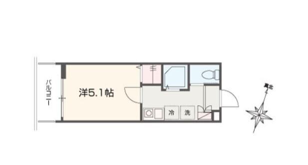 ＭＥＬＬＡＳ武蔵浦和（305） 間取り図画像