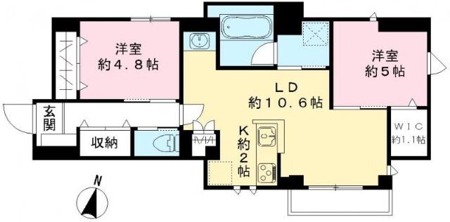 ディアマンテ（302） 間取り図画像