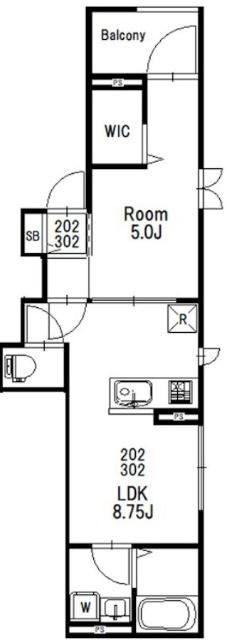 M・Urawa（302） 間取り図画像