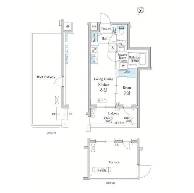 デュオフラッツ大宮（207） 間取り図画像