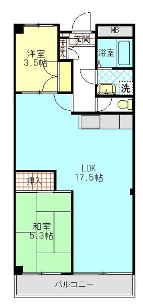辻村マンション（302） 間取り図画像