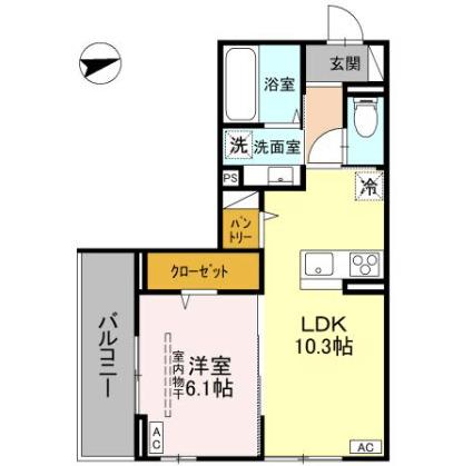 La Douceur戸田公園（102） 間取り図画像