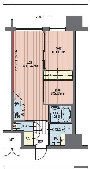 プレジオ川口（1503） 間取り図画像