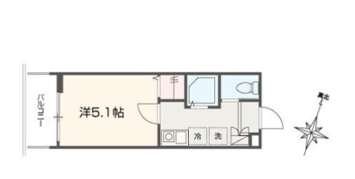 ＭＥＬＬＡＳ武蔵浦和（304） 間取り図画像