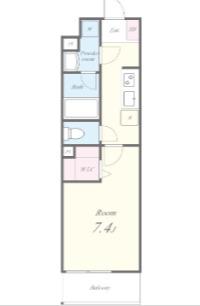 Link View 南浦和（202） 間取り図画像