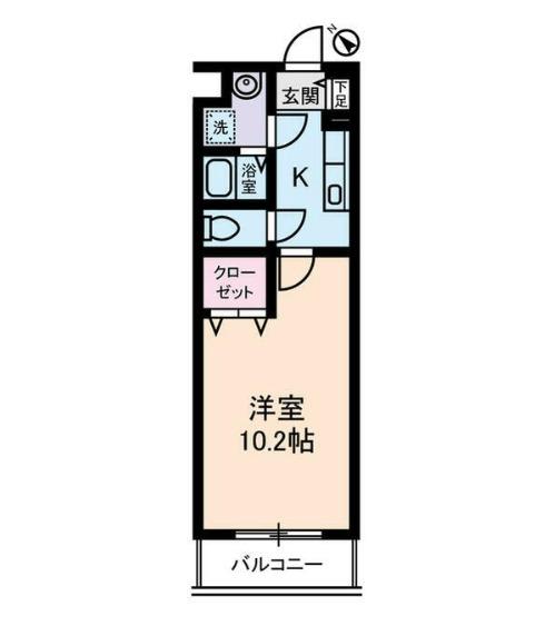 パーシモン・アビデ（107） 間取り図画像