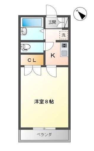 パルティールコトブキ（301） 間取り図画像