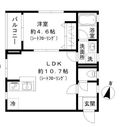 M's Mansion（203） 間取り図画像