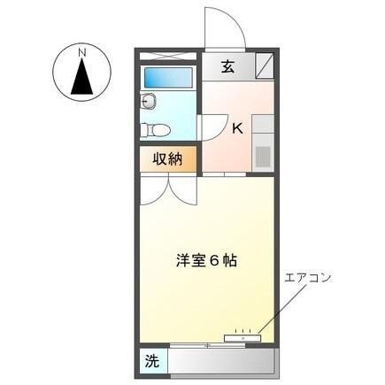 カーサ武蔵（202） 間取り図画像
