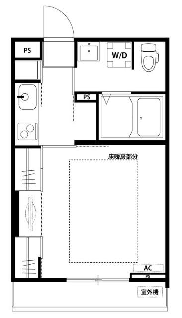 リブリ・千（203） 間取り図画像