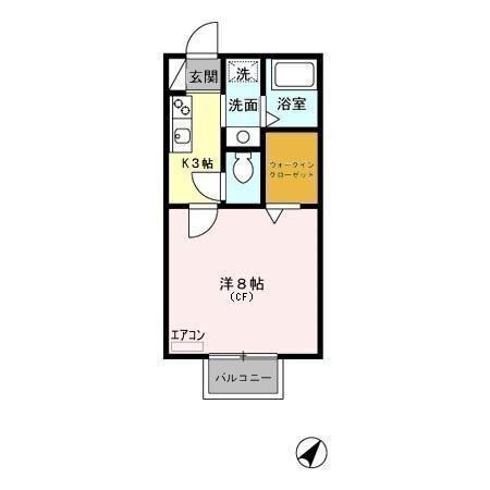 レ・ポワソン（105） 間取り図画像