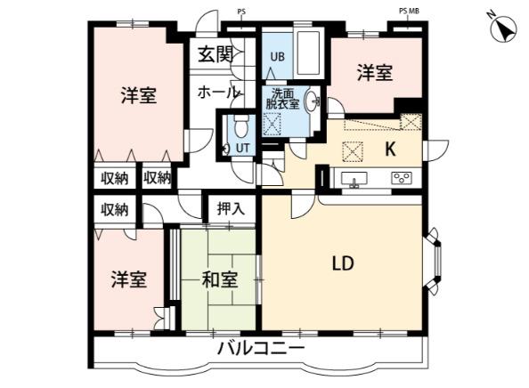 ノーブルクレイン（606） 間取り図画像