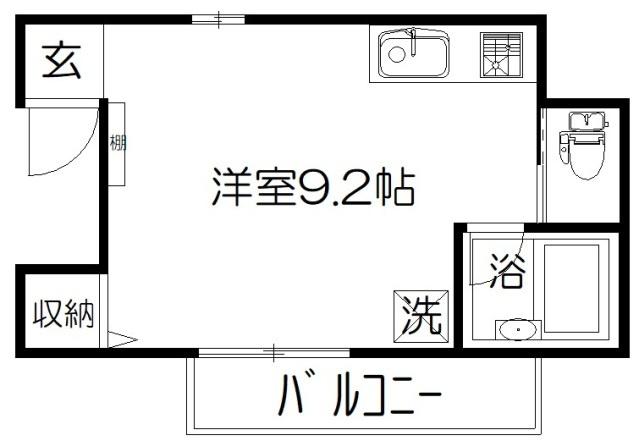 マツシタコーポ（201） 間取り図画像