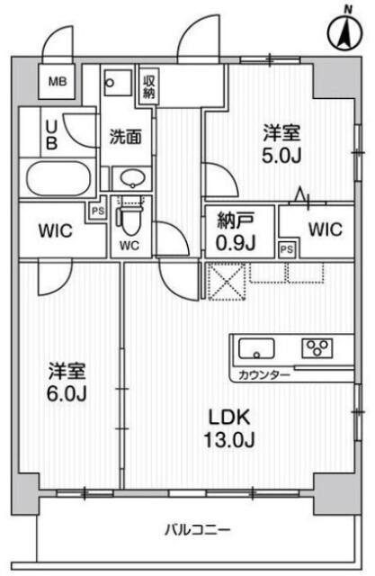 ラグゼナ浦和（403） 間取り図画像