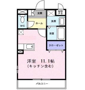 ヴィラ・エメラルド（204） 間取り図画像