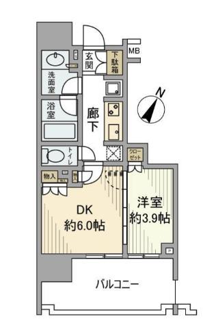 プラウドシティ武蔵浦和ステーションアリーナ（1709） 間取り図画像