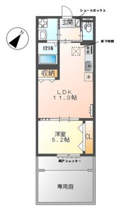 ルーク　ジュミリア（103） 間取り図画像