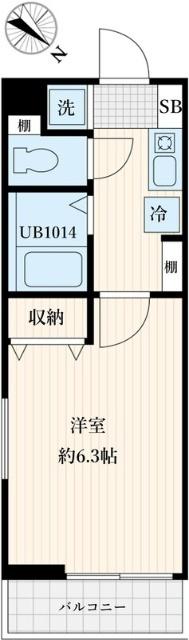 コンフォート東浦和（305） 間取り図画像