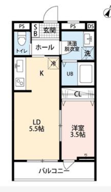 リーブルファイン浦和美園（303） 間取り図画像
