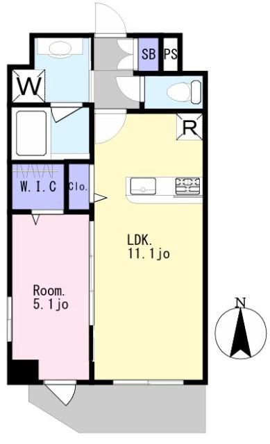 Alba.BLD（304） 間取り図画像
