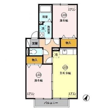 セジュール21（202） 間取り図画像