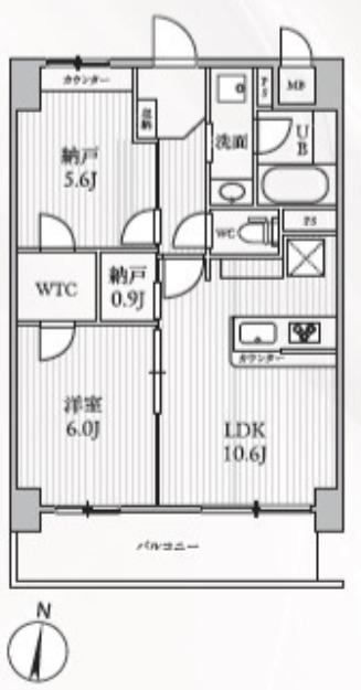 ラグゼナ浦和（302） 間取り図画像