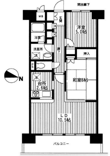 プリムベール南浦和（105） 間取り図画像