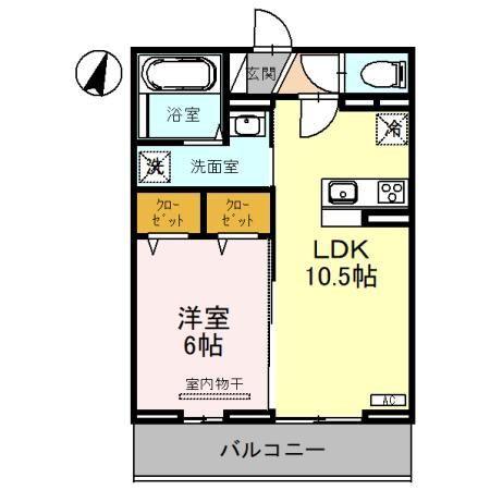 Gloire　Court（102） 間取り図画像