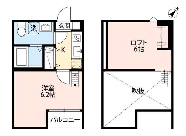 orsa foresta（102） 間取り図画像