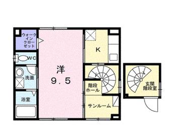 サンシャイン　ヴィラ（205） 間取り図画像