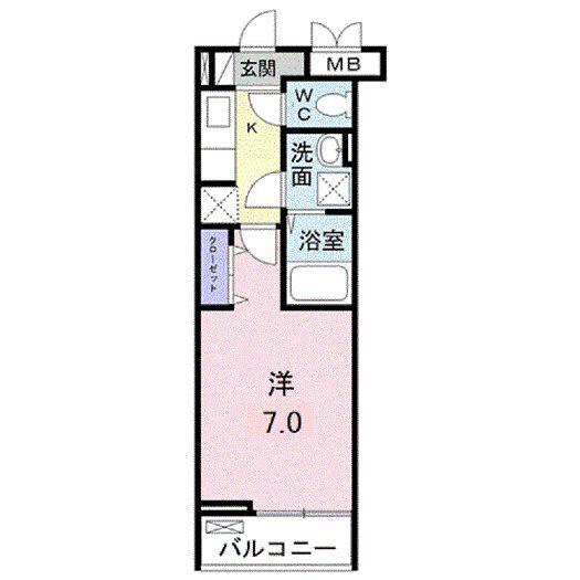 フルリール（206） 間取り図画像