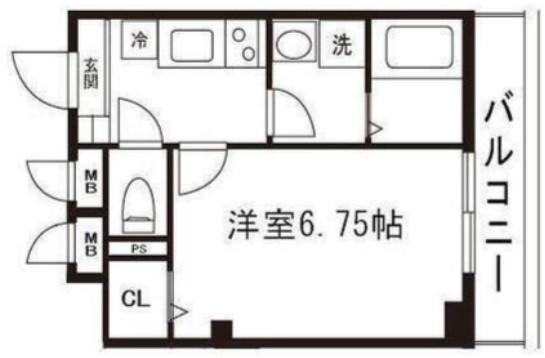 １ｓｔブレスト（203） 間取り図画像