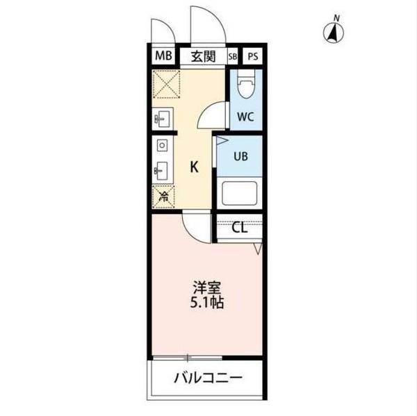 アサヒレジデンス（302） 間取り図画像
