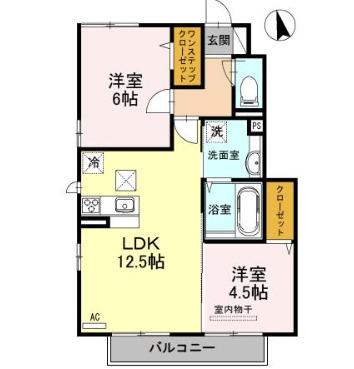 グランルミエール　B棟（102） 間取り図画像