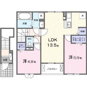 グラン　ヴェール（203） 間取り図画像