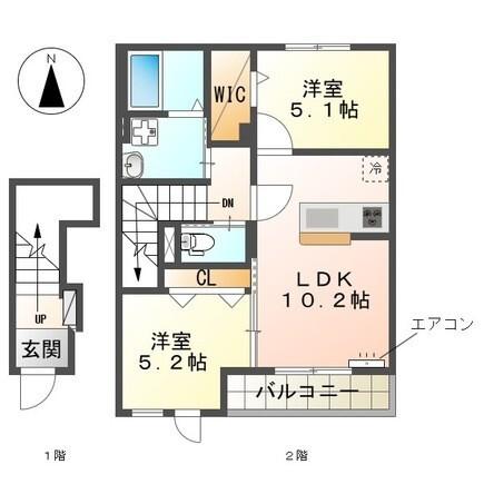Plantoir Mukaihara（207） 間取り図画像