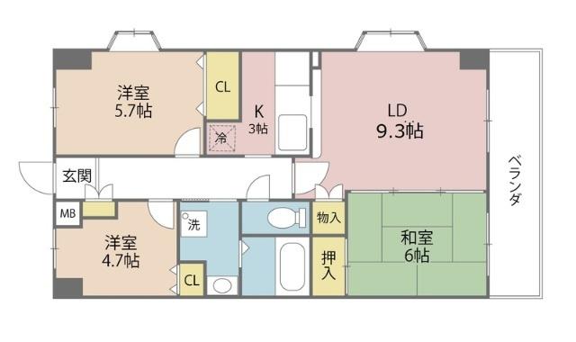  間取り図写真