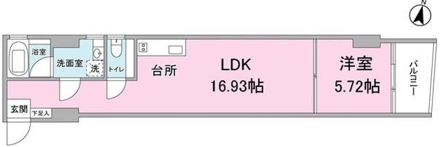 FUKUMI　APARTMENT（206） 間取り図画像