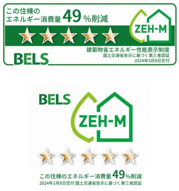 ソアヴィータ（203） 省エネ性能表示ラベル