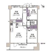 イトーピア与野ステーションコート 間取り図画像